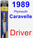 Driver Wiper Blade for 1989 Plymouth Caravelle - Assurance