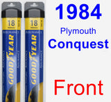 Front Wiper Blade Pack for 1984 Plymouth Conquest - Assurance