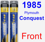 Front Wiper Blade Pack for 1985 Plymouth Conquest - Assurance