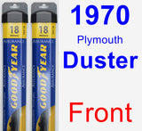 Front Wiper Blade Pack for 1970 Plymouth Duster - Assurance