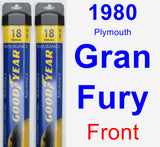 Front Wiper Blade Pack for 1980 Plymouth Gran Fury - Assurance