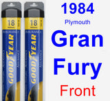 Front Wiper Blade Pack for 1984 Plymouth Gran Fury - Assurance