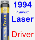 Driver Wiper Blade for 1994 Plymouth Laser - Assurance