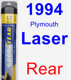 Rear Wiper Blade for 1994 Plymouth Laser - Assurance