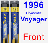 Front Wiper Blade Pack for 1996 Plymouth Voyager - Assurance