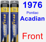 Front Wiper Blade Pack for 1976 Pontiac Acadian - Assurance