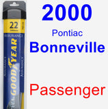 Passenger Wiper Blade for 2000 Pontiac Bonneville - Assurance