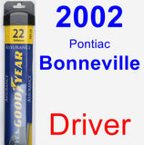 Driver Wiper Blade for 2002 Pontiac Bonneville - Assurance