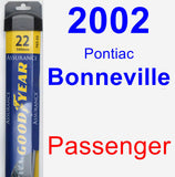 Passenger Wiper Blade for 2002 Pontiac Bonneville - Assurance