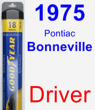 Driver Wiper Blade for 1975 Pontiac Bonneville - Assurance