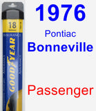 Passenger Wiper Blade for 1976 Pontiac Bonneville - Assurance