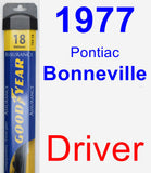 Driver Wiper Blade for 1977 Pontiac Bonneville - Assurance