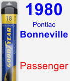 Passenger Wiper Blade for 1980 Pontiac Bonneville - Assurance