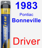 Driver Wiper Blade for 1983 Pontiac Bonneville - Assurance