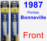 Front Wiper Blade Pack for 1987 Pontiac Bonneville - Assurance