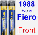 Front Wiper Blade Pack for 1988 Pontiac Fiero - Assurance