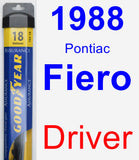 Driver Wiper Blade for 1988 Pontiac Fiero - Assurance