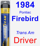 Driver Wiper Blade for 1984 Pontiac Firebird - Assurance