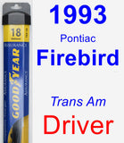 Driver Wiper Blade for 1993 Pontiac Firebird - Assurance