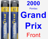 Front Wiper Blade Pack for 2000 Pontiac Grand Prix - Assurance