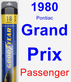 Passenger Wiper Blade for 1980 Pontiac Grand Prix - Assurance