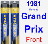 Front Wiper Blade Pack for 1981 Pontiac Grand Prix - Assurance