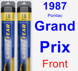 Front Wiper Blade Pack for 1987 Pontiac Grand Prix - Assurance