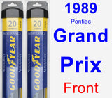 Front Wiper Blade Pack for 1989 Pontiac Grand Prix - Assurance