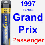 Passenger Wiper Blade for 1997 Pontiac Grand Prix - Assurance