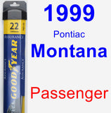 Passenger Wiper Blade for 1999 Pontiac Montana - Assurance