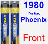 Front Wiper Blade Pack for 1980 Pontiac Phoenix - Assurance