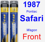 Front Wiper Blade Pack for 1987 Pontiac Safari - Assurance