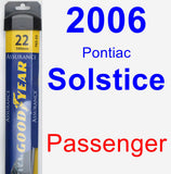 Passenger Wiper Blade for 2006 Pontiac Solstice - Assurance