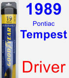 Driver Wiper Blade for 1989 Pontiac Tempest - Assurance