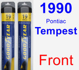 Front Wiper Blade Pack for 1990 Pontiac Tempest - Assurance