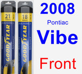 Front Wiper Blade Pack for 2008 Pontiac Vibe - Assurance