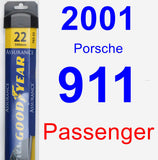 Passenger Wiper Blade for 2001 Porsche 911 - Assurance