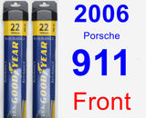 Front Wiper Blade Pack for 2006 Porsche 911 - Assurance