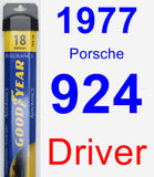 Driver Wiper Blade for 1977 Porsche 924 - Assurance