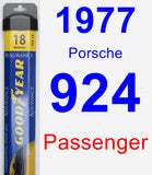 Passenger Wiper Blade for 1977 Porsche 924 - Assurance