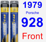 Front Wiper Blade Pack for 1979 Porsche 928 - Assurance