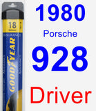 Driver Wiper Blade for 1980 Porsche 928 - Assurance