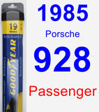 Passenger Wiper Blade for 1985 Porsche 928 - Assurance