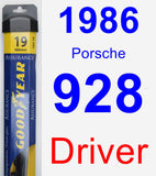 Driver Wiper Blade for 1986 Porsche 928 - Assurance