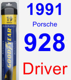 Driver Wiper Blade for 1991 Porsche 928 - Assurance