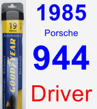 Driver Wiper Blade for 1985 Porsche 944 - Assurance