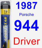 Driver Wiper Blade for 1987 Porsche 944 - Assurance