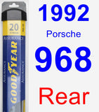 Rear Wiper Blade for 1992 Porsche 968 - Assurance