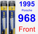 Front Wiper Blade Pack for 1995 Porsche 968 - Assurance