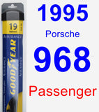 Passenger Wiper Blade for 1995 Porsche 968 - Assurance